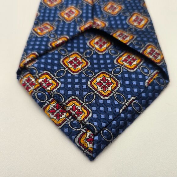 Jos. A. Bank Signature Gold Limited Edition Italian Silk Tie 3.75x60 - Picture 9 of 11